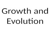 Growth and evolution yr13
