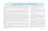 CommonHealth Newsletter - Fall 2008