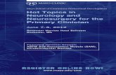 Hot Topics in Neurology and Neurologic Surgery for the Primary Clinician