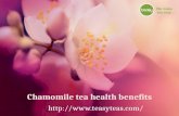 Chamomile tea health benefits