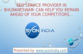 SEO Service provider in Bhubaneswar- Can Help You Remain Ahead of Your CompetitorsSeo service provider in bhubaneswar  can help you remain ahead of your competitors