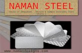 Dimple , chequer , 5 wl texture stainless steel sheets & plates from naman steel india