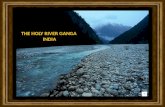 The holy river ganga  india