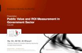 Public Value and ROI Measurement in Goverment Sector