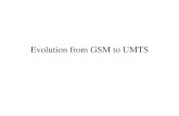 Evolution from GSM to UMTS