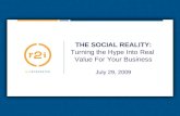 R2i Webinar Series: The Social Reality