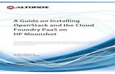 A Guide on Installing OpenStack and the Cloud Foundry PaaS on HP Moonshot (Preview)