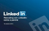 Recruiting con LinkedIn: come e perché