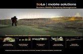 English: Solo mobile telephony management solution