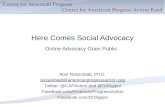 Here Comes Social Advocacy