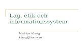 Lag Etik & Informationssystem091020