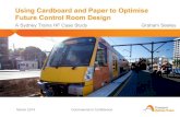 Graham Seeley, Sydney Trains - Using Cardboard and Paper to Optimise Future Control Room Design