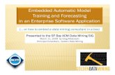 Embedded Automatic Model Training And Forc In An Enterprise Sw Applic