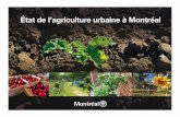 Etat de l'agriculture urbaine à Montréal - Présentation arrondissement pierrefonds roxboro