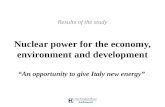 “Il nucleare per l’economia, l’ambiente e lo sviluppo”