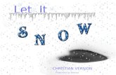 Let it snow cv