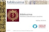 Présentation Biblissima - LIBER 2013 (M. Bonicel)
