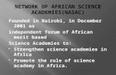 NETWORK OF AFRICAN SCIENCE ACADEMIES(NASAC)