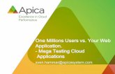 One millions users vs your web application mega testing cloud applications presentation