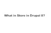 What in store in drupal 8