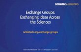 NCBiotech Center's Intellectual Exchange Groups for the Life Sciences
