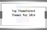 Top ThemeForest Themes For 2014