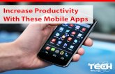 Increase Productivity with Mobile Apps