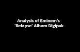 Analysis of Eminem's Digipak