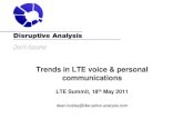 Disruptive Analysis   LTE Summit 2011 voice presentation may 2011