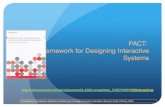 PACT - Un framework per progettare l'interazione con le nuove tecnologie