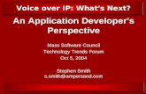 VoIP: An Application Developer's Perspective