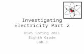 Investigating electricity part 2