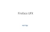 Fireface ufx - eng
