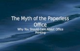 The myth of the paperless office