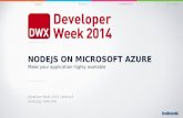 NodeJS & Socket IO on Microsoft Azure Cloud Web Sites - DWX 2014