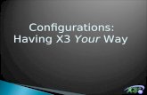 X3 Configurations