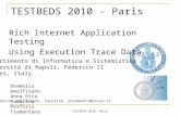 Rich Internet Application Testing  Using Execution Trace Data