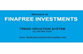 Trend deviation trading system