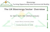 Ben Gill:  UK Bioenergy Sector Overview
