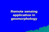 Geomorphology applications