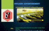 Inflight advertisement  , Airport Advertisement .