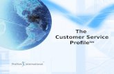 Customer Service Profile assessment