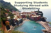 Supporting Students Studying Abroad With Disabilities
