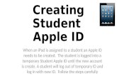 Creating Student Apple ID