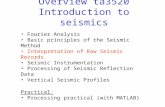 Presentation Chapter 4: Interpretation of Raw Seismic Records