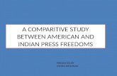 A comparitive study between american and indian press