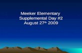 Meeker Supplemental Day #2 August 27th 2009 Pp
