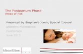 Stephanie Jones, Minter Ellison - Postpartum Care of the Mother and Newborn