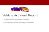 Vehicle accident report slideshare