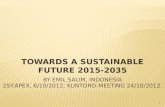 The challenges of the future 2050
